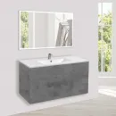 Комплект мебели бетон 101,5 см Vincea Mia VMC-2MC100BT + VBS-13100 + VLM-3VN100