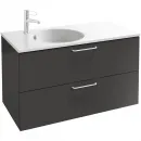 Тумба серый антрацит 100 см Jacob Delafon Odeon Rive Gauche EB2524-R6-N14