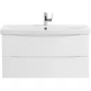 Тумба Bianco Lucido 96,4 см BelBagno Marino MARINO-CER-1000-2C-SO-BL-P