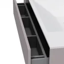 Тумба с раковиной серый матовый 100,8 см Am.Pm Inspire 2.0 M50AFHX1003EGM + M50AWPX1001WG