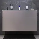 Тумба с раковиной серый матовый 100,8 см Am.Pm Inspire 2.0 M50AFHX1003EGM + M50AWPX1001WG