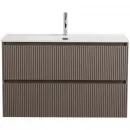 Тумба под раковину BelBagno Uno UNO-MINI-1000-2C-SO-СO 100 см, подвесная, бежевый матовый