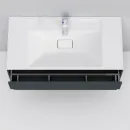 Тумба с раковиной графит матовый 100,8 см Am.Pm Inspire 2.0 M50AFHX1003GM + M50AWPX1001WG