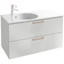 Тумба белый матовый 100 см Jacob Delafon Odeon Rive Gauche EB2524-R7-M49