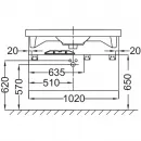 Тумба оливковый глянец 102 см Jacob Delafon Odeon Up EB891-G95