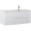Тумба под раковину BelBagno Etna ETNA-1200-2C-1A-SO-BL-R 120,9 см R, подвесная, Bianco Lucido