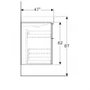 Тумба натуральный дуб 119 см Geberit iCon 841422000
