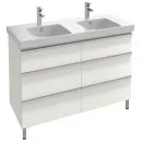 Тумба белый глянец 117 см Jacob Delafon Odeon Up EB995-G1C