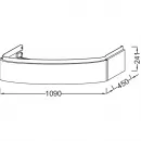 Тумба белый глянец 109 см Jacob Delafon Presquile EB1101-G1C