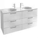 Тумба белый матовый 140 см Jacob Delafon Odeon Rive Gauche EB2536-R9-M49
