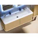 Тумба под раковину Cezares Idra 55815 144 см, подвесная, Rovere Tabacco