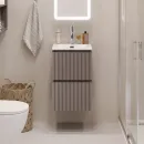 Тумба под раковину BelBagno Uno UNO-MINI-400-2C-SO-СO 40 см, подвесная, бежевый матовый