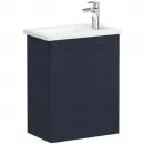 Тумба с раковиной темно-синий матовый 45 см L Vitra Root Classic 68608