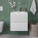 Тумба под раковину BelBagno Uno UNO-MINI-500-2C-SO-BO 50 см, подвесная, белый матовый