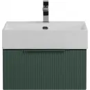 Тумба под раковину Cezares Premium 55415 50,4 см, подвесная, Plisse Verde Opaco