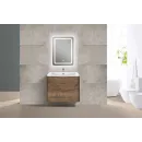 Комплект мебели дуб винтаж 59,4 см Vincea Paola VMC-2P600VO + VCB-2VP600W + VLM-2D550