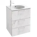 Тумба белый мрамор 60 см Jacob Delafon Odeon Rive Gauche EB2530-R6-NR4