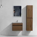 Комплект мебели дуб табачный 60 см Vincea Chiara VMC-2C600TO + VCB-13600G + VLM-3VN600