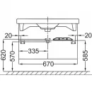 Тумба нежно-розовый матовый 67 см Jacob Delafon Odeon Up EB860-M71