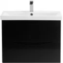 Тумба Nero Lucido 66,4 см BelBagno Marino MARINO-CER-700-2C-SO-NL-P