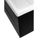Тумба Nero Lucido 76,2 см BelBagno Marino MARINO-CER-800-2C-SO-NL-P