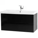 Тумба Nero Lucido 76,2 см BelBagno Marino MARINO-CER-800-2C-SO-NL-P