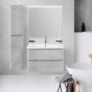 Тумба Cemento Verona Grigio 77 см BelBagno Albano ALBANO-CER-800-2C-SO-CVG