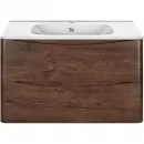 Комплект мебели темное дерево 79,4 см Vincea Paola VMC-2P800RW + VCB-2VP800W + VLM-2A800