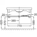 Тумба нежно-розовый матовый 77 см Jacob Delafon Odeon Up EB894-M71