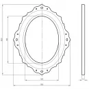 Зеркало 85x105 см бронза Migliore 24965