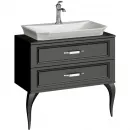 Тумба с раковиной черный матовый 85 см Aqwella 5 Stars LaDonna SETLAD0108BLK/p_u_048_01_0700_1_10_0_03