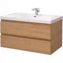 Тумба Noce Chiaro 89,6 см Cezares Molveno MOLVENO-90-2C-SO-NC