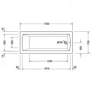 Акриловая ванна 170x70 см Duravit Daro 700141000000000