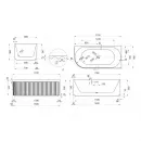 Акриловая ванна 170x80 см R Abber AB9412-1.7 R