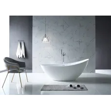Акриловая ванна Abber AB9233 183,5x78,5 см, отдельностоящая, белый