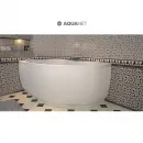 Акриловая ванна 158,8x98,9 см левая Aquanet Capri 00205476