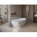 Акриловая ванна BelBagno Uno BB701-1400-720-K 140x72 см, отдельностоящая, белый