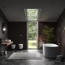 Акриловая ванна Kerasan Nolita 535001 145x78,7 см, отдельностоящая, белый