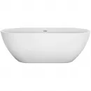 Акриловая ванна BelBagno Uno BB701-1600-730-K 160x73 см, отдельностоящая, белый