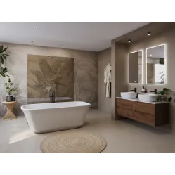Акриловая ванна BelBagno Due BB702-1700-800-K 170x80 см, отдельностоящая, белый