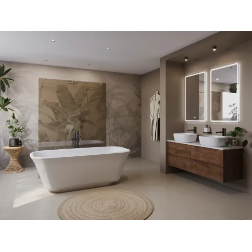 Акриловая ванна BelBagno Due BB702-1700-800-K 170x80 см, отдельностоящая, белый