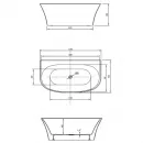 Акриловая ванна 170x90 см Vincea VBT-423-1700
