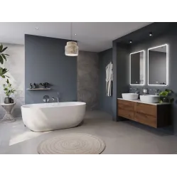 Акриловая ванна BelBagno BB706-1700-770 170x77 см, отдельностоящая, белый