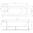 Акриловая ванна Am.Pm X-Joy W94A-160-070W-A 160x70 см, белый