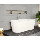 Акриловая ванна VitrA Geo 65370006000 170x80 см, отдельностоящая, белый