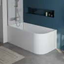 Акриловая ванна 150x73 см L BelBagno BB712-1500-730-L