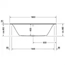 Акриловая ванна 180x80 см Duravit Darling New 700244000000000