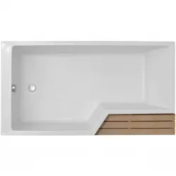 Акриловая ванна 169x90 см Jacob Delafon Bain-Douche Neo E6D002L-00