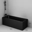 Акриловая ванна 170x70 см Am.Pm Gem W90A-170-070B-A