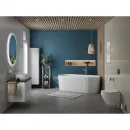 Акриловая ванна BelBagno BB411-1700-800-MATT 170x80 см, отдельностоящая, белый матовый